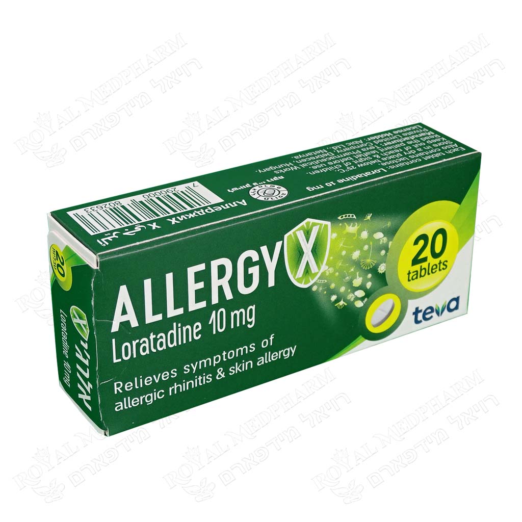 Allergyx 10 mg 20 Tab