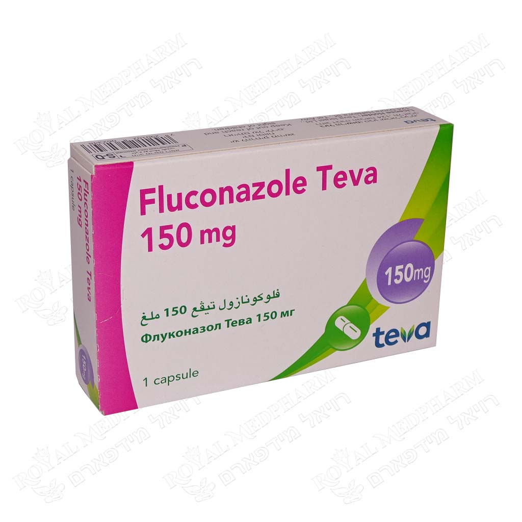 FLUCONAZOLE TEVA 150 MG 1CAPS