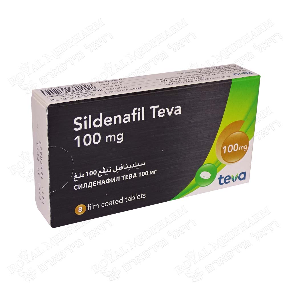 SILDENAFILE TEVA 100MG 8TAB