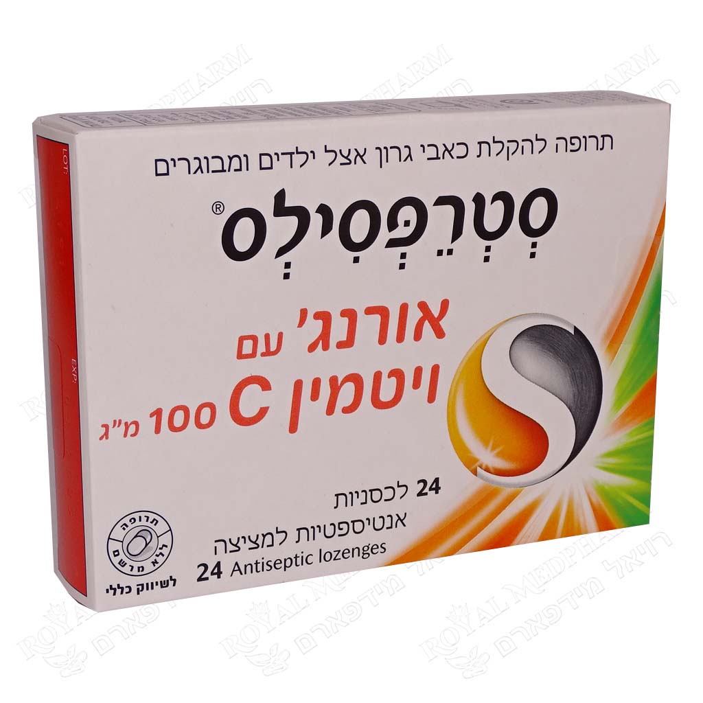 STREPSILS ORANGE +VIT.C 24 LOZ