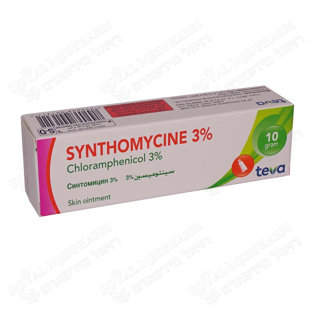 SYNTHOMYCINE 3% SKIN OINT 10GR
