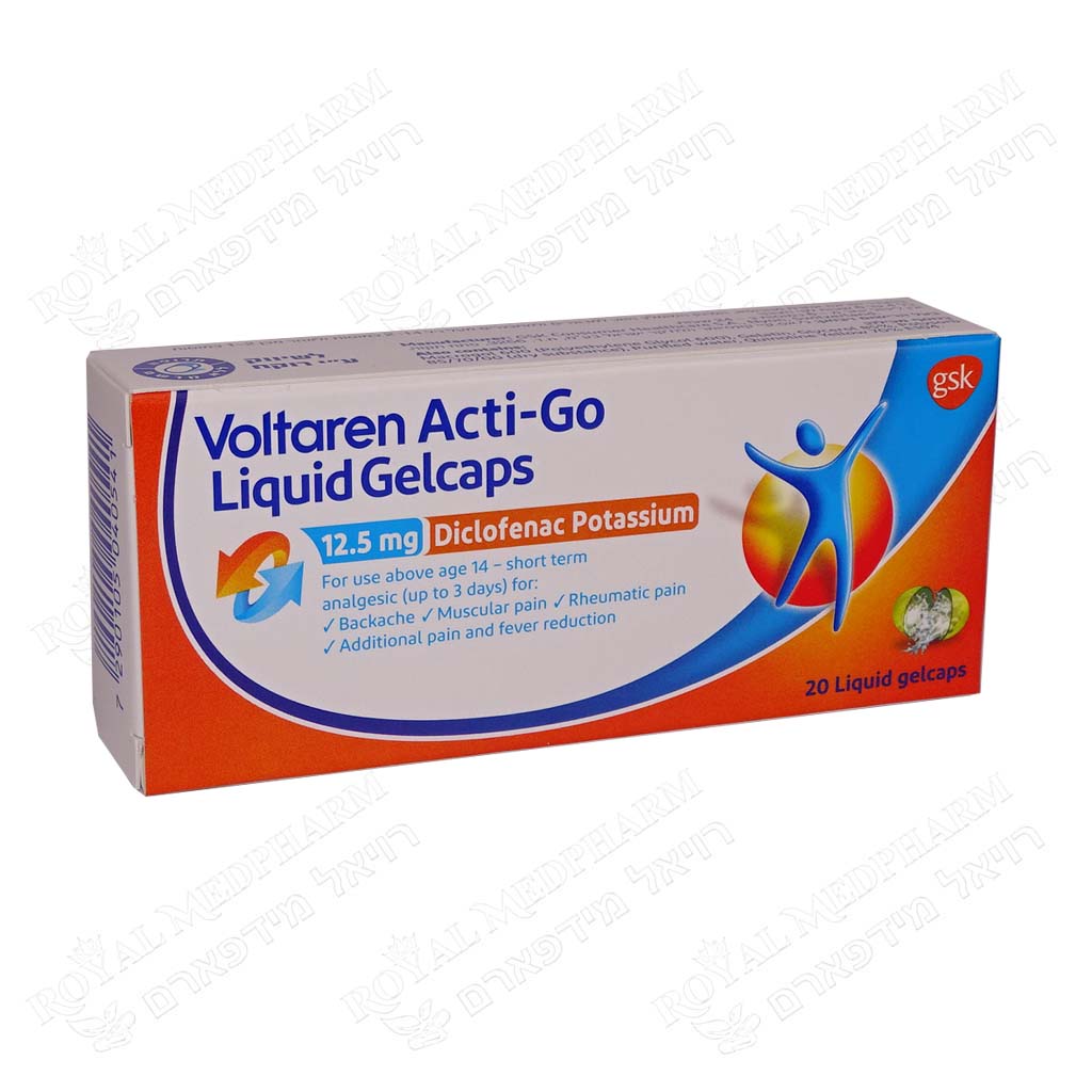 VOLTAREN ACTI LIQUID GEL 12.5(20)