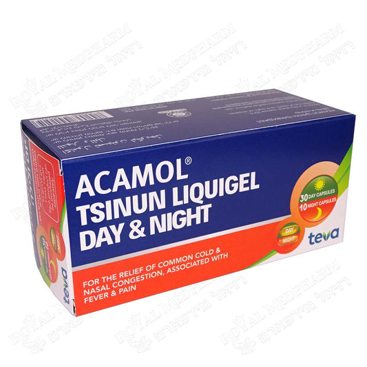 Acamol Tsinun Liquigel D&N 30+10 Cap