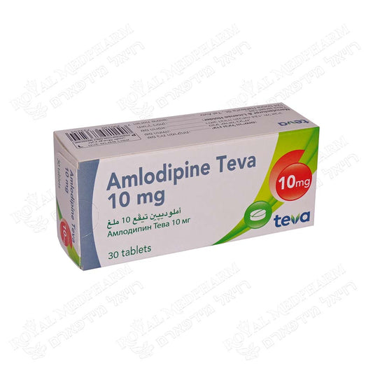 AMLODIPINE TEVA 10 MG 3X10 TABS