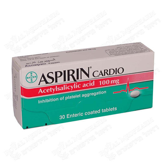 ASPIRIN CARDIO 30 TABS GSL