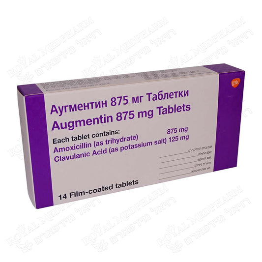 AUGMENTIN 875 MG BID 14 TAB