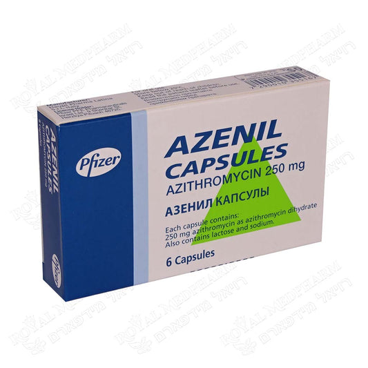 AZENIL 250 MG 6 CAPS - NEW