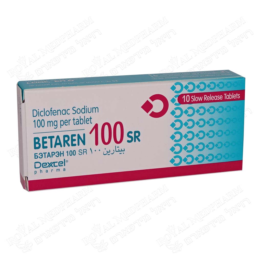 BETAREN 100 MG SR 10 TABS