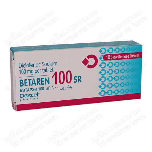 BETAREN 100 MG SR 10 TABS