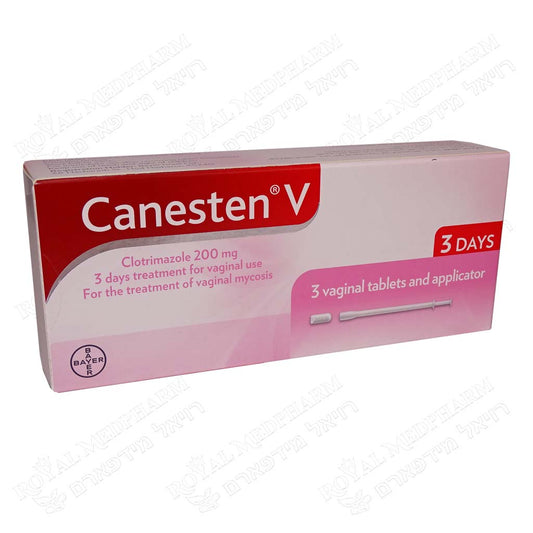 CANESTEN V   3 TABLETS 200 MG