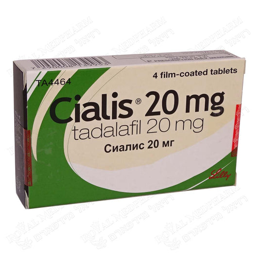 CIALIS 20 MG 4 TABS