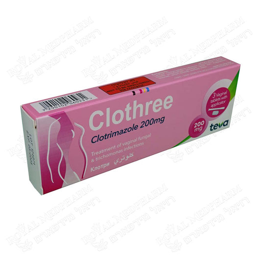 Clothree 200 mg 3 VAG Tab