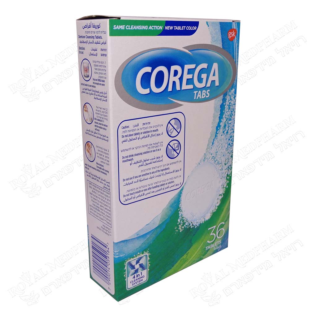 COREGA TABLETS 36'S