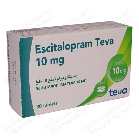 ESCITALOPRAM TEVA 10MG 3X10TBL