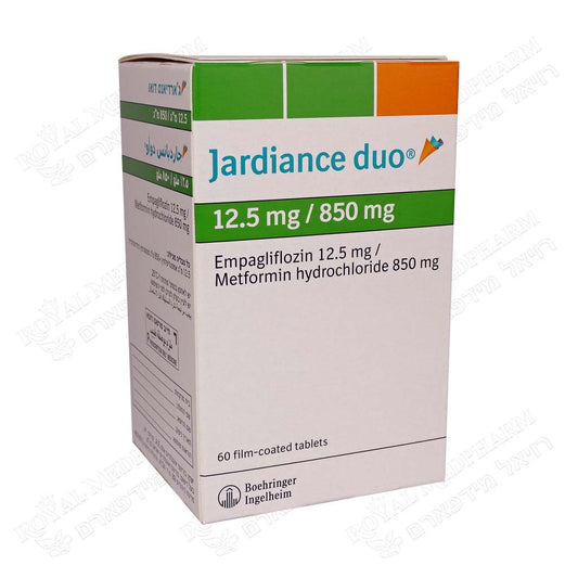 JARDIANCE DUO 12.5 MG/850 MG 60 F.C