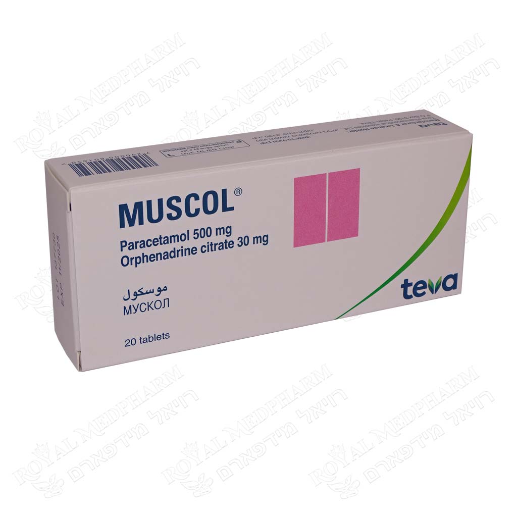 MUSCOL TAB: 20 – Royal MedPharm