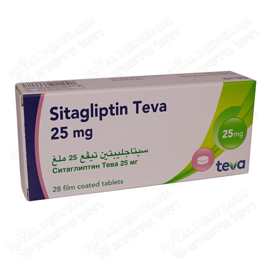 SITAGLIPTIN TEVA 25MG 28 TAB