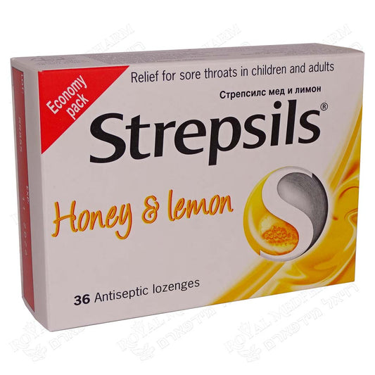 STREPSILS HONEY AND LEMON 36'S
