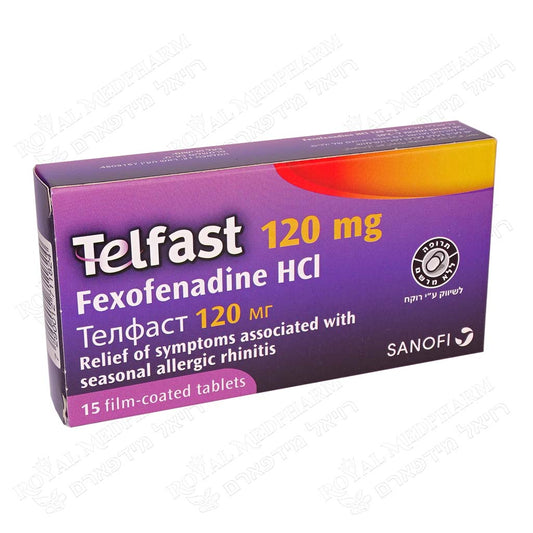 TELFAST 120 MG 15 TAB OTC