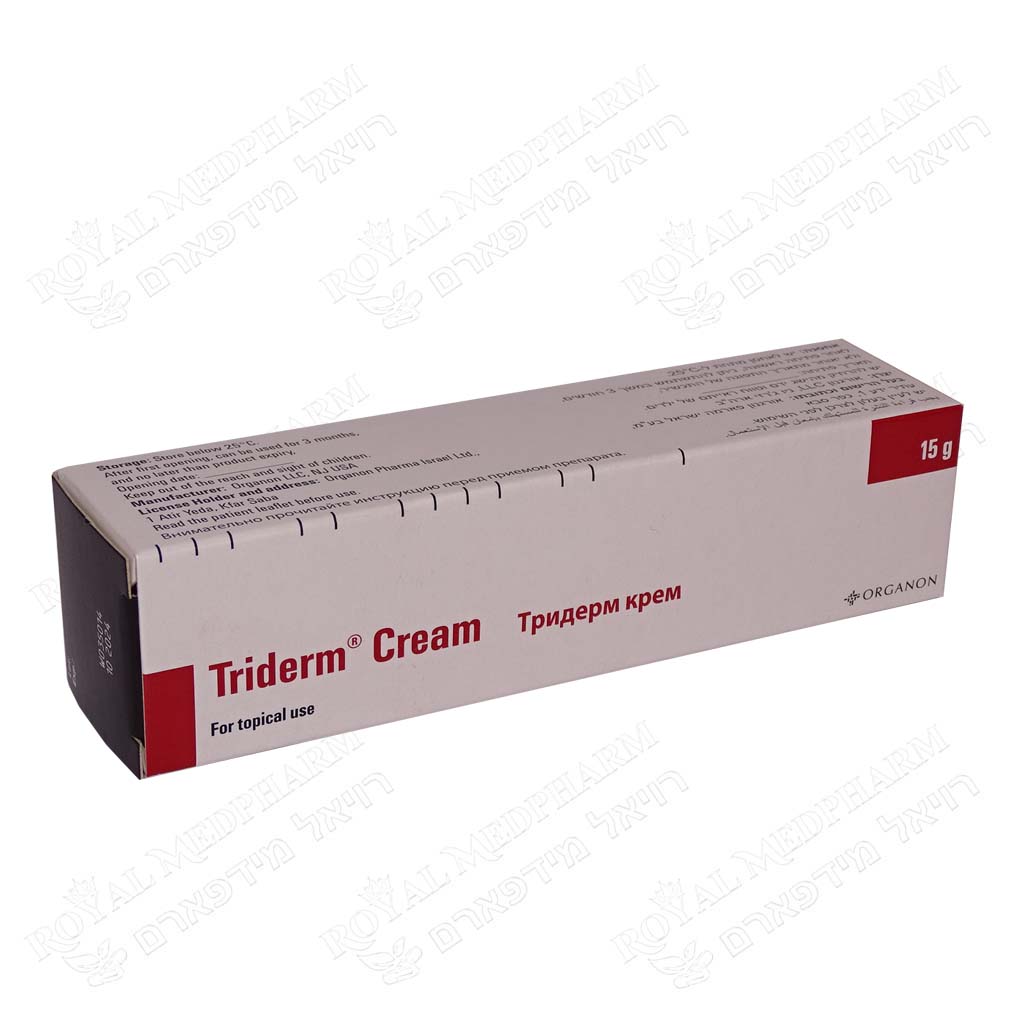 Trioderm For Rash TRIDERM CREAM 15 GR – Royal MedPharm