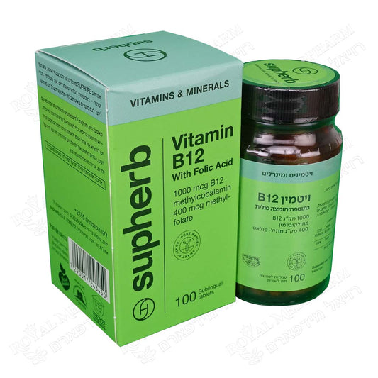 Vitamin B12 with Folic Acid 100 Tab