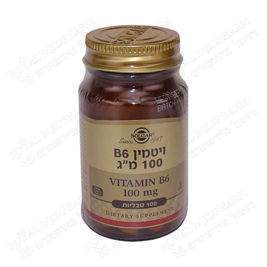 Vitamin B6 100 mg 100 Tab